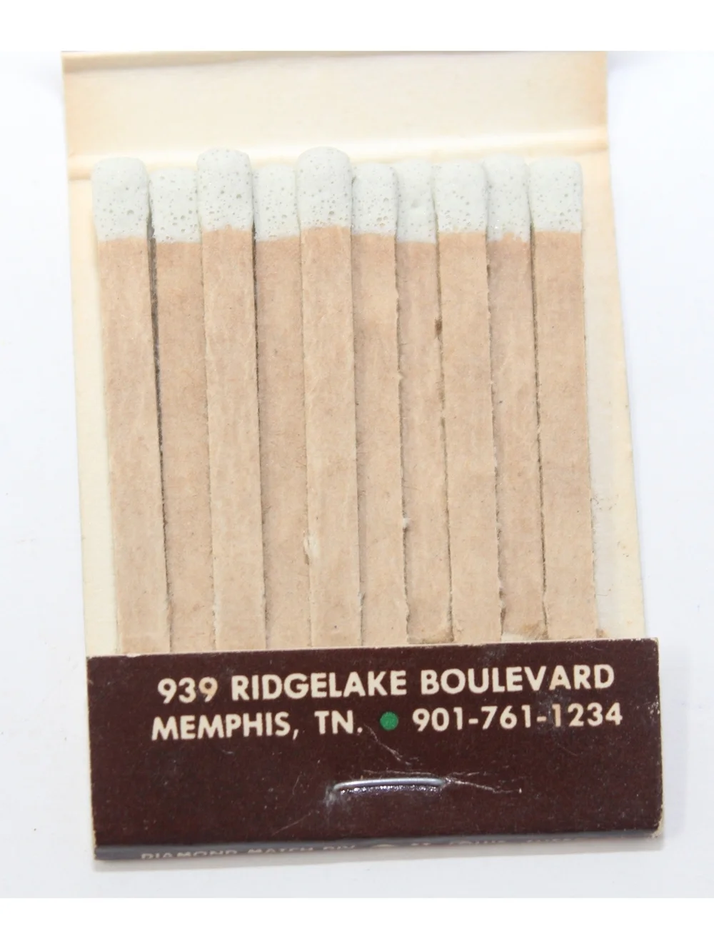 Vintage 70s Matchbook Ducks & Company Restaurant Hyatt Memphis Tennessee Hotel